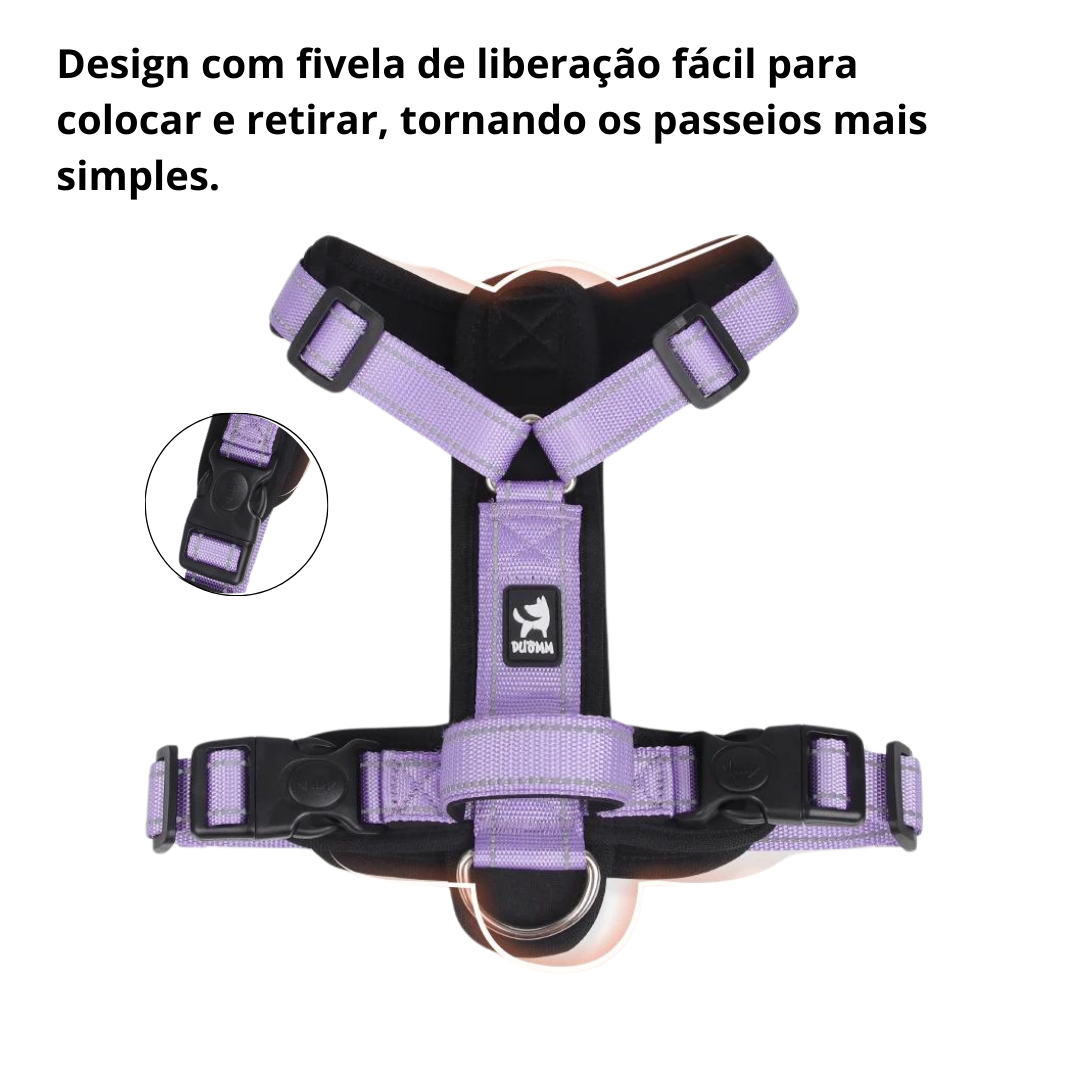 peitoral h para cachorro